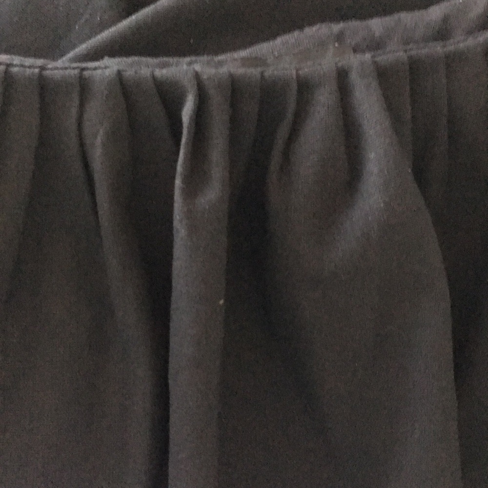 NWOT Tuckernuck Florencia black midi dress with ruffle one shoulder L - Picture 8 of 8